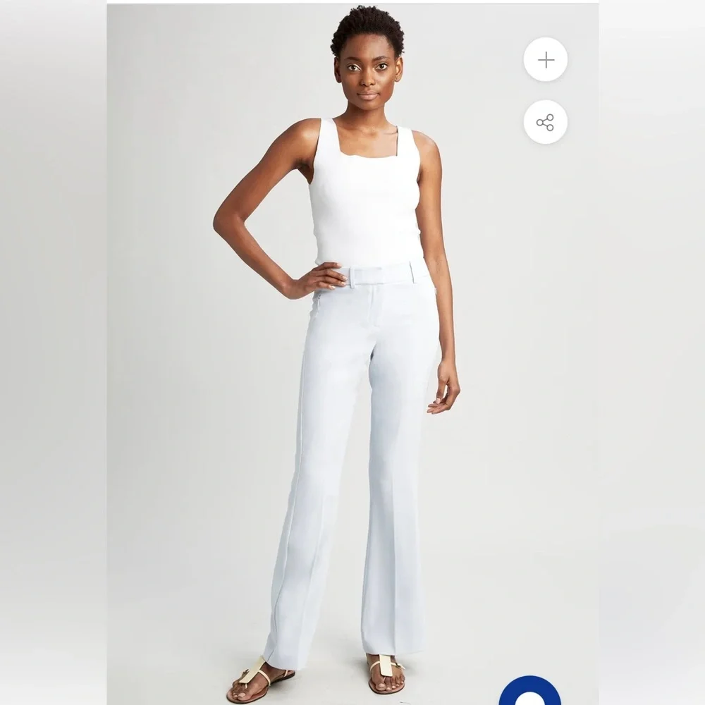 NWT Tahari Alice white pants - Picture 2 of 8